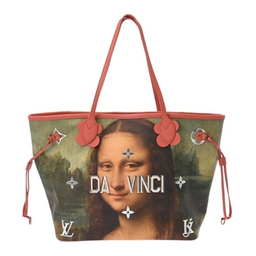 ルイ ヴィトン ネヴァーフル MM マスターズコレクション DA VINCI ポピーペタル M43317 レザー レディース バッグ 【中古】【bag】