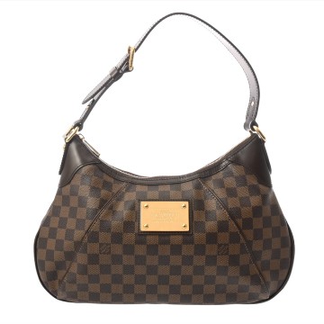 ルイ ヴィトン ダミエ テムズ GM エベヌ N48181 ダミエキャンバス レディース バッグ 【中古】【bag】