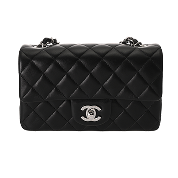 シャネル マトラッセ ミニ クラシック ハンドバッグ 20cm ブラック A69900 ラムスキン レディース バッグ 【中古】【bag】