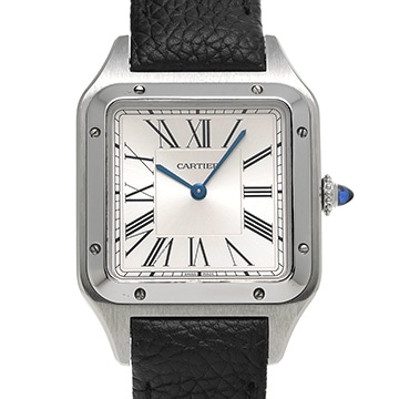 カルティエ サントスデュモン LM WSSA0022 シルバー メンズ 時計 【中古】【wristwatch】
