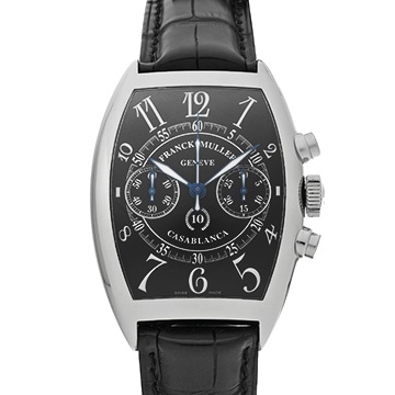 フランクミュラー カサブランカ クロノグラフ 10周年記念モデル 8880CCC ブラック メンズ 時計 【中古】【wristwatch】