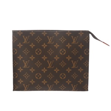 ルイ ヴィトン モノグラム ポッシュトワレ 26 ブラウン M47542 モノグラムキャンバス ユニセックス 【中古】【bag】