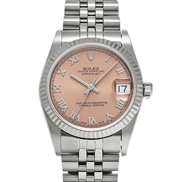 ロレックス デイトジャスト 68274 ピンク/ダイヤモンド ユニセックス 時計 【中古】【wristwatch】