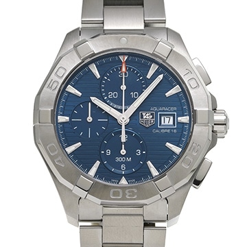 タグ ホイヤー アクアレーサー キャリバー16 クロノグラフ CAY2112.BA0927 ブルー メンズ 時計 【中古】【wristwatch】