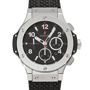 ウブロ ビッグバン スチール 301.SX.130.RX マットブラック メンズ 時計 【中古】【wristwatch】