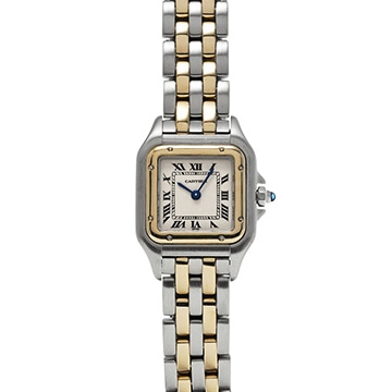 カルティエ パンテール SM W25029B6 シルバー レディース 時計 【中古】【wristwatch】