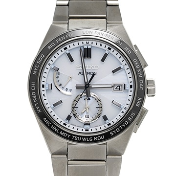 セイコー アストロン ネクスター SBXY049 ホワイト メンズ 時計 【中古】【wristwatch】