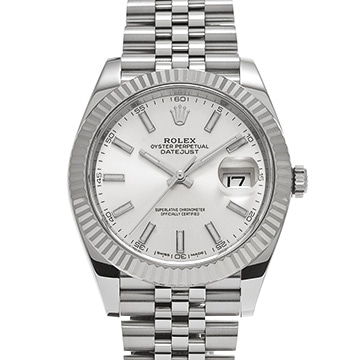 ロレックス デイトジャスト 41 126334 シルバー メンズ 時計 【中古】【wristwatch】