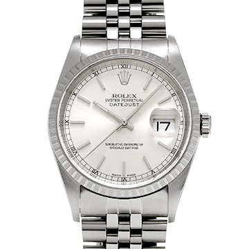 ロレックス デイトジャスト 16220 シルバー メンズ 時計 【中古】【wristwatch】