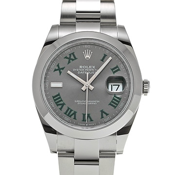 ロレックス デイトジャスト 41 126300 スレートグレー メンズ 時計 【中古】【wristwatch】