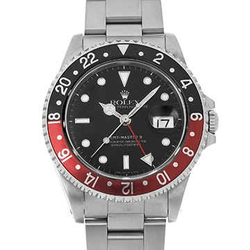 ロレックス GMTマスターII 16710 ブラック メンズ 時計 【中古】【wristwatch】