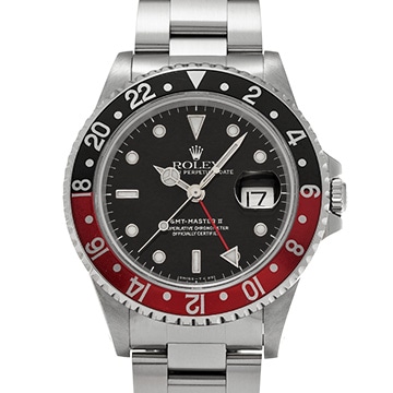 ロレックス GMTマスターII 16710 ブラック メンズ 時計 【中古】【wristwatch】