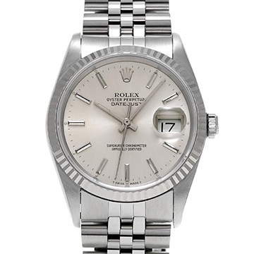 ロレックス デイトジャスト 16234 シルバー メンズ 時計 【中古】【wristwatch】