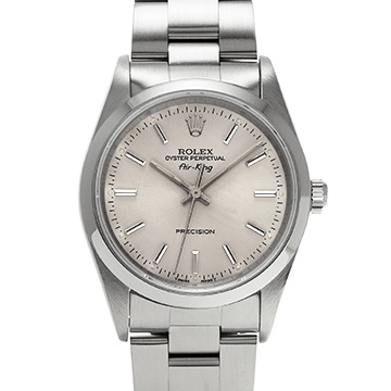 ロレックス エアキング 14000 シルバー メンズ 時計 【中古】【wristwatch】