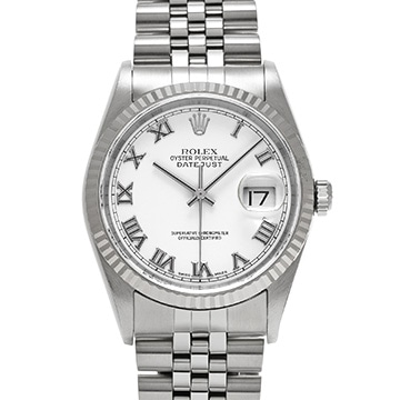 ロレックス デイトジャスト 16234 ホワイト メンズ 時計 【中古】【wristwatch】