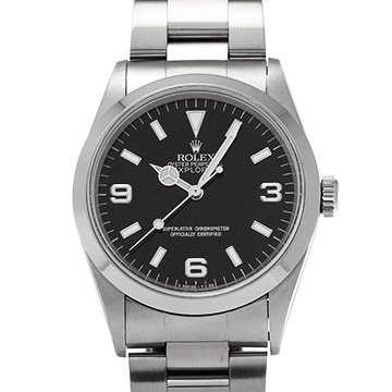 ロレックス エクスプローラー 14270 ブラック メンズ 時計 【中古】【wristwatch】