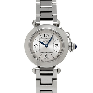 カルティエ ミスパシャ W3140007 シルバー レディース 時計 【中古】【wristwatch】