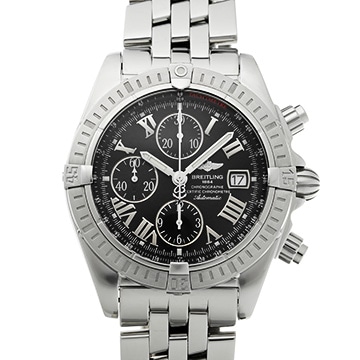 ブライトリング クロノマット エボリューション A156B98PA ブラック メンズ 時計 【中古】【wristwatch】