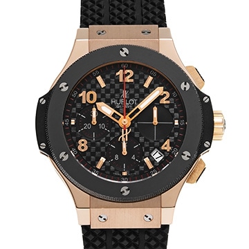 ウブロ ビッグバン オリジナル ゴールド セラミック 341.PB.131.RX ブラックカーボン メンズ 時計 【中古】【wristwatch】