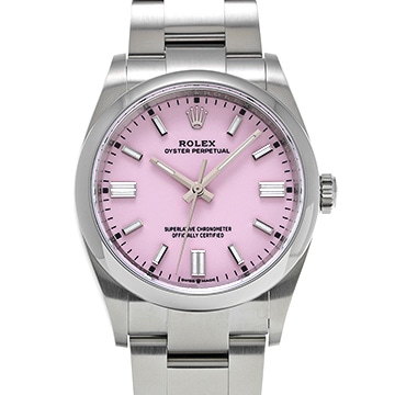 ロレックス オイスターパーペチュアル 36 126000 キャンディピンク メンズ 時計 【中古】【wristwatch】