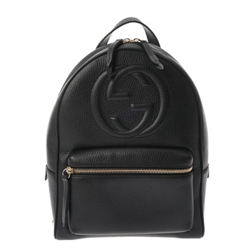 グッチ ソーホー バックパック ブラック 536192 498879 レザー ユニセックス バッグ 【中古】【bag】