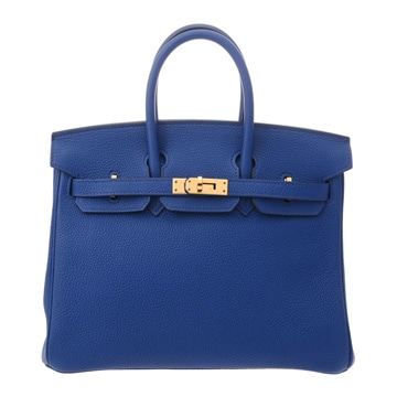 エルメス バーキン 25 ブルーフランス トゴ レディース バッグ 【中古】【bag】