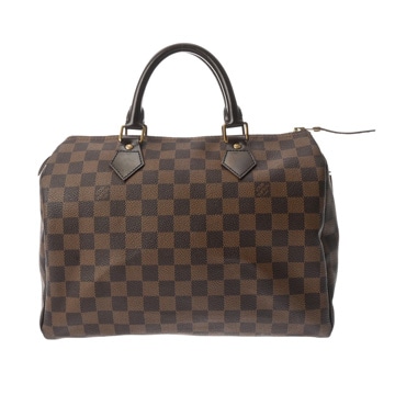 ルイ ヴィトン ダミエ スピーディ 30 エベヌ N41531 ダミエキャンバス レディース バッグ 【中古】【bag】
