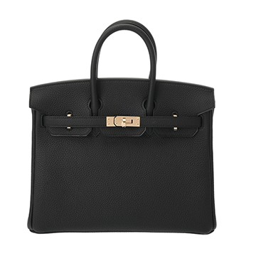 エルメス バーキン 25 ブラック トゴ レディース バッグ 【新品】【bag】