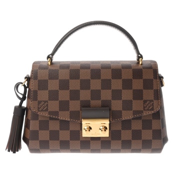 ルイ ヴィトン ダミエ クロワゼット 2WAY ブラウン N53000 ダミエキャンバス レディース バッグ 【中古】【bag】