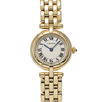 カルティエ パンテール ヴァンドーム SM W25024B9 アイボリー ユニセックス 時計 【中古】【wristwatch】