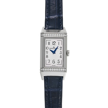 ジャガー ルクルト レベルソ ワン デュエット Q3348420 シルバー/ミッドナイトブルー メンズ 時計 【中古】【wristwatch】