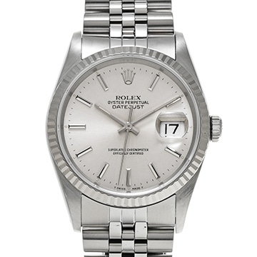 ロレックス デイトジャスト 16234 シルバー メンズ 時計 【中古】【wristwatch】