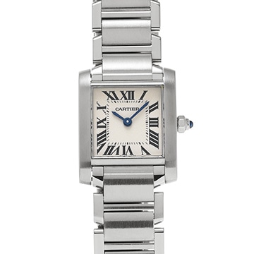 カルティエ タンクフランセーズ SM　 W51008Q3 シルバー レディース 時計 【中古】【wristwatch】