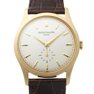 パテック フィリップ カラトラバ 5196J-001 シルバー メンズ 時計 【中古】【wristwatch】
