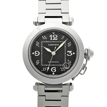 カルティエ パシャC W31043M7 ブラック ユニセックス 時計 【中古】【wristwatch】