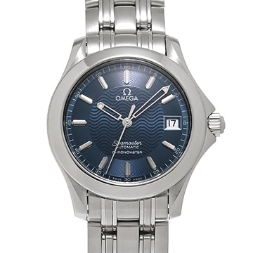 オメガ シーマスター 120 2501.81 ブルー メンズ 時計 【中古】【wristwatch】