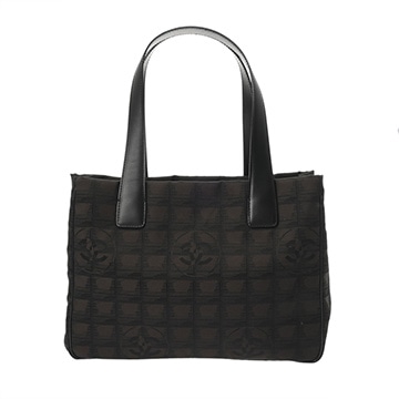 シャネル ニュートラベル トート PM ダークブラウン A20457 ナイロン レディース バッグ 【中古】【bag】