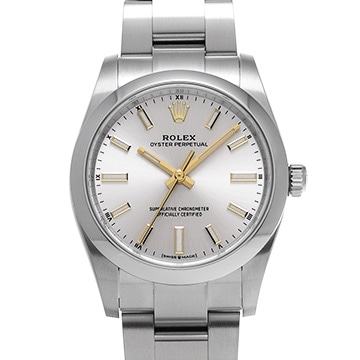 ロレックス オイスターパーペチュアル 34 124200 シルバー ユニセックス 時計 【新品】【wristwatch】