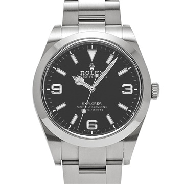ロレックス エクスプローラー 214270 ブラック メンズ 時計 【中古】【wristwatch】