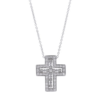ダミアーニ ベルエポック ネックレス #S シルバー 20087029 K18ホワイトゴールド WG レディース ジュエリー 【中古】【jewelry】