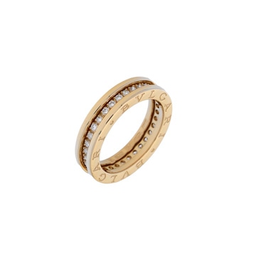 ブルガリ B.ZERO1リング XS #51 ゴールド K18イエローゴールド YG レディース ジュエリー 【中古】【jewelry】