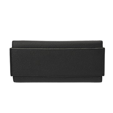 エルメス パッサンロング ブラック ヴォーエプソン レディース 財布 【中古】【purse】