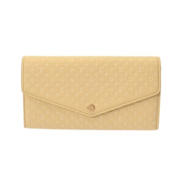 ルイ ヴィトン ナノグラム ポルトフォイユ サラ NM 日本限定 ジョーヌ M82231 ユニセックス 財布 【中古】【purse】