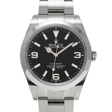 ロレックス エクスプローラー 214270 ブラック メンズ 時計 【中古】【wristwatch】