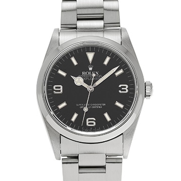 ロレックス エクスプローラー 14270 ブラック メンズ 時計 【中古】【wristwatch】