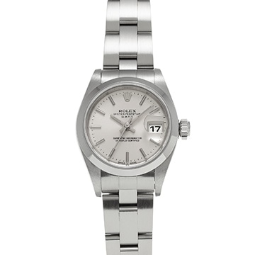 ロレックス オイスターパーペチュアル デイト 79160 シルバー レディース 時計 【中古】【wristwatch】