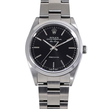 ロレックス エアキング 14000M ブラック メンズ 時計 【中古】【wristwatch】