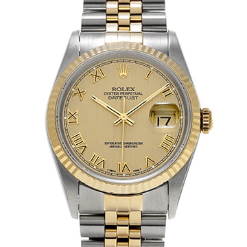 ロレックス デイトジャスト 16233 シャンパン メンズ 時計 【中古】【wristwatch】