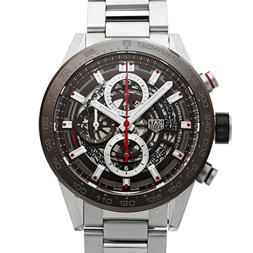 タグ ホイヤー カレラ キャリバーホイヤー01 クロノグラフ CAR201U.BA0766 ブラウン メンズ 時計 【中古】【wristwatch】