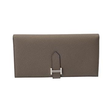エルメス ベアン スフレ ヴェルソ エタン/エトゥープ ヴォーエプソン レディース 財布 【新品】【purse】